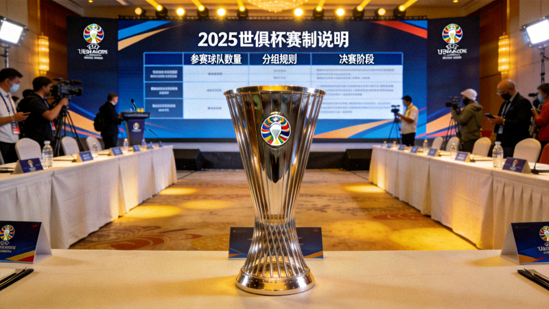 世俱杯官方发布会现场展示全新赛事奖杯与赛制说明